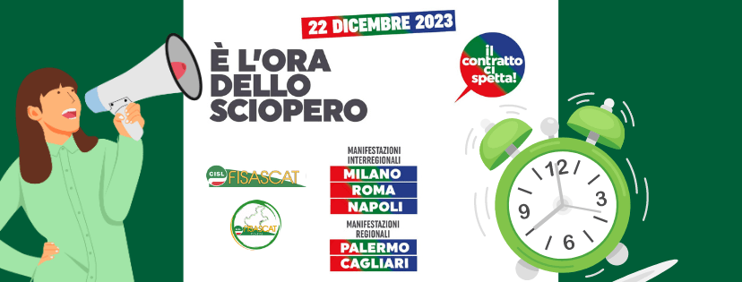 Terziario e Turismo il 22 dicembre in&nbsp;piazza!
